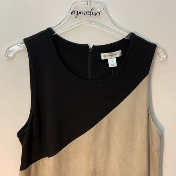 Christopher Banks NWT Faux Suede Sheath Dress 6 - Picture 2 of 8